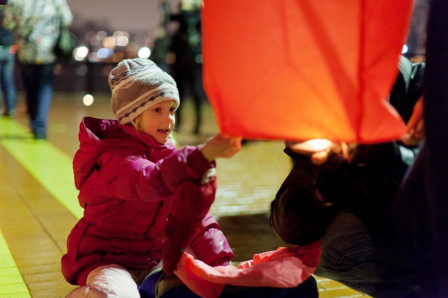 «Город дирижаблей»: фоторепортаж с флешмоба, посвященного встрече весны