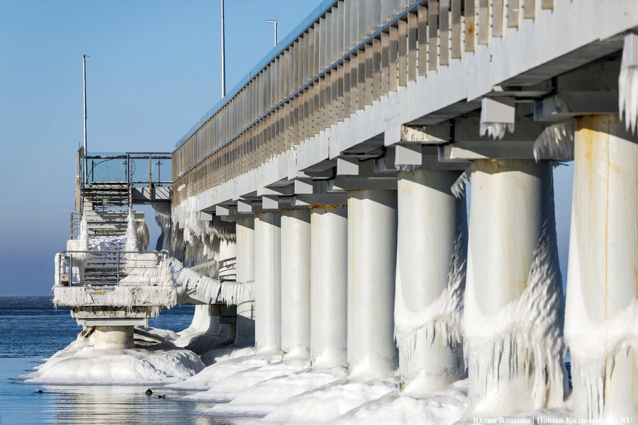 Балтика во льдах: как выглядит побережье после рекордных морозов