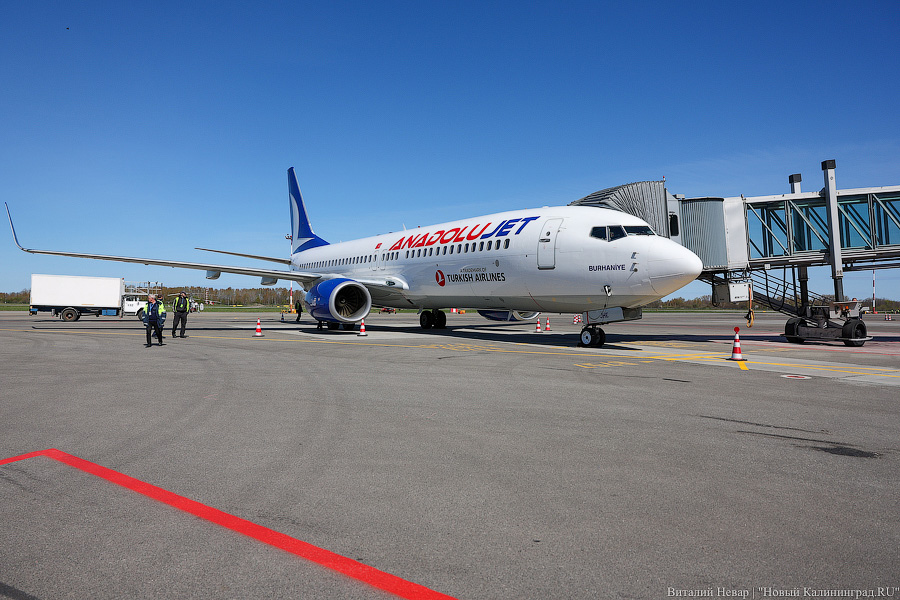 Нужен берег турецкий: из Калининграда вылетел первый чартер Turkish Airlines в Анталью (фото)