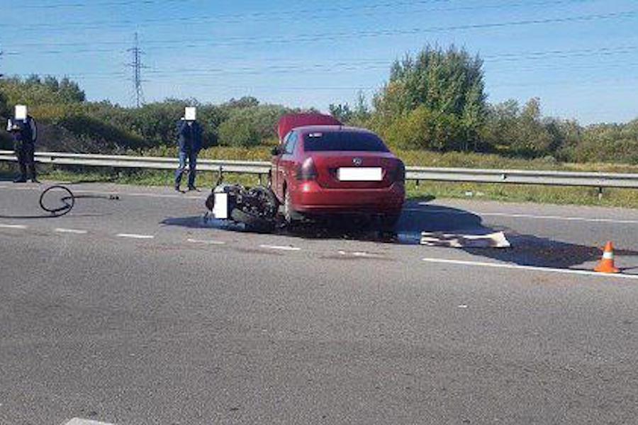 ГИБДД: пострадавший в ДТП 48-летний мотоциклист ехал по главной