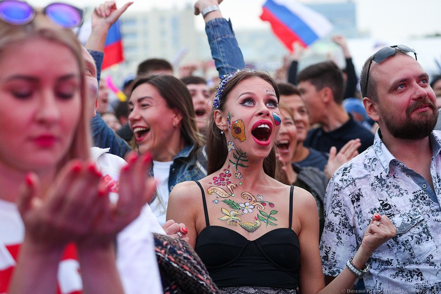 Спасибо, Россия!: как калининградцы поддерживали команду в игре против Хорватии