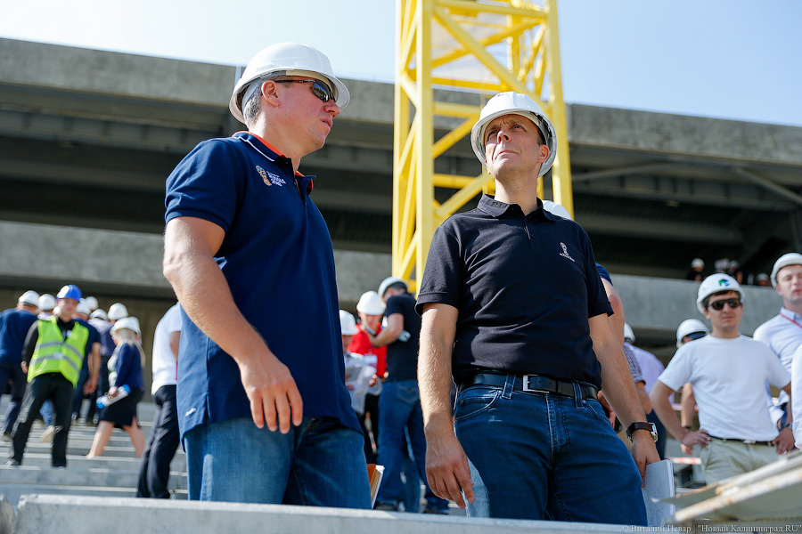 Жаркий визит: ход строительства объектов ЧМ-2018 проинспектировала FIFА