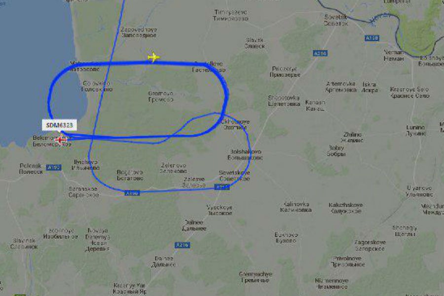 Над Калининградской областью кружат два самолета