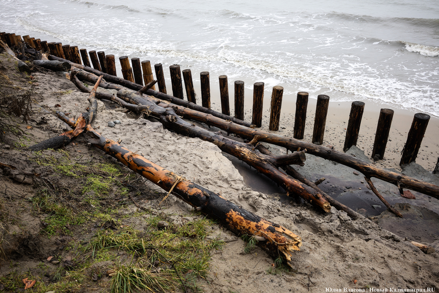 Песок на вес золота: во что превратились калининградские пляжи после штормов (фото) (видео)