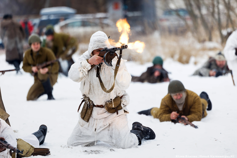 Ключ от железных ворот Кёнигсберга: как прошла реконструкция штурма Лабиау (фото)
