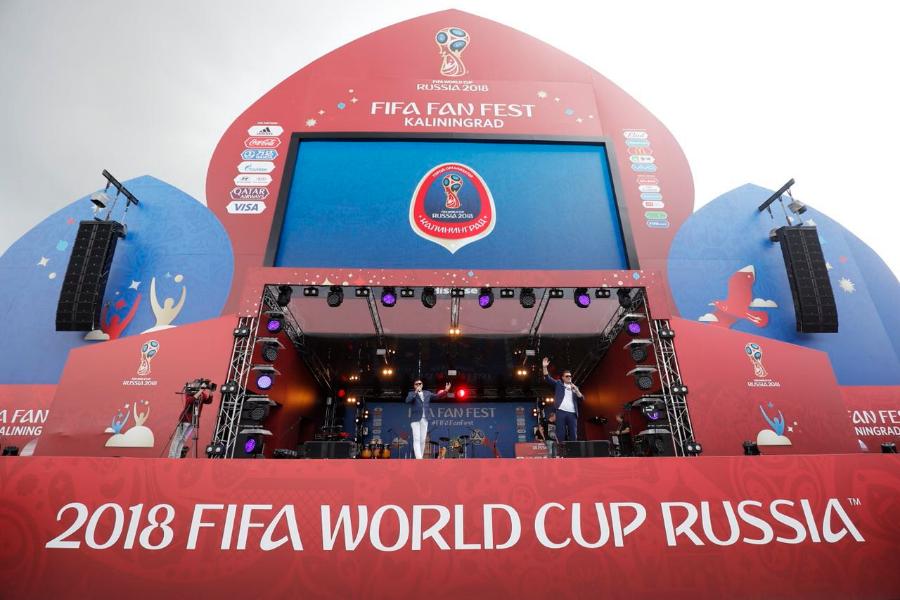 В день матча Сербия-Швейцария в фан-зоне Калининграда насчитали 25 тыс. человек