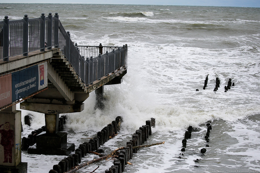 Всё смыло: Светлогорск, Янтарный и Филино после шторма