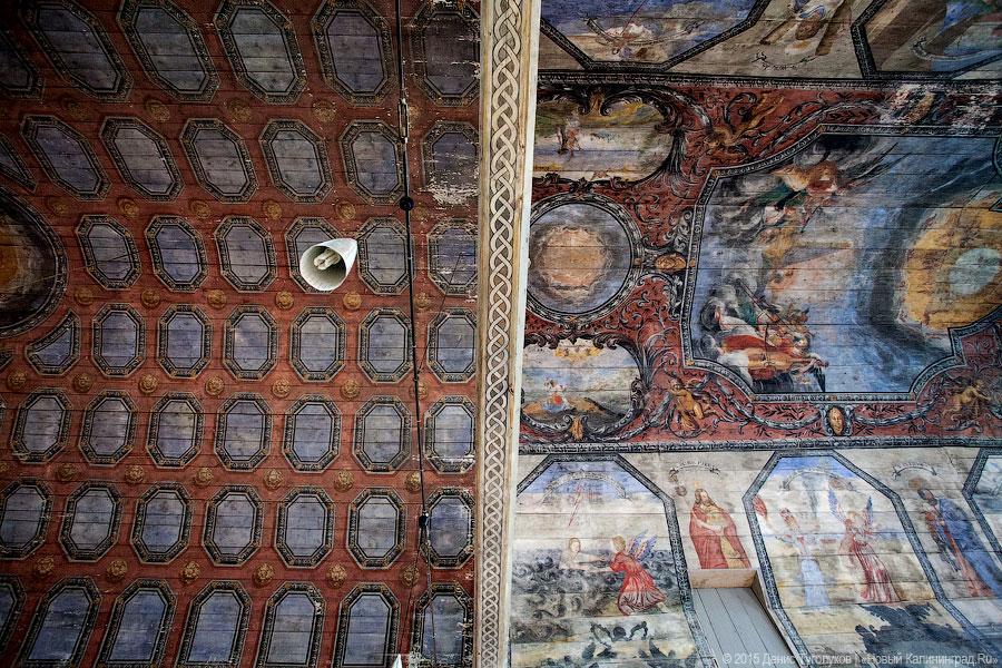 «В войну разрушали меньше»: восстановленная кирха в Гвардейском и ее фрески