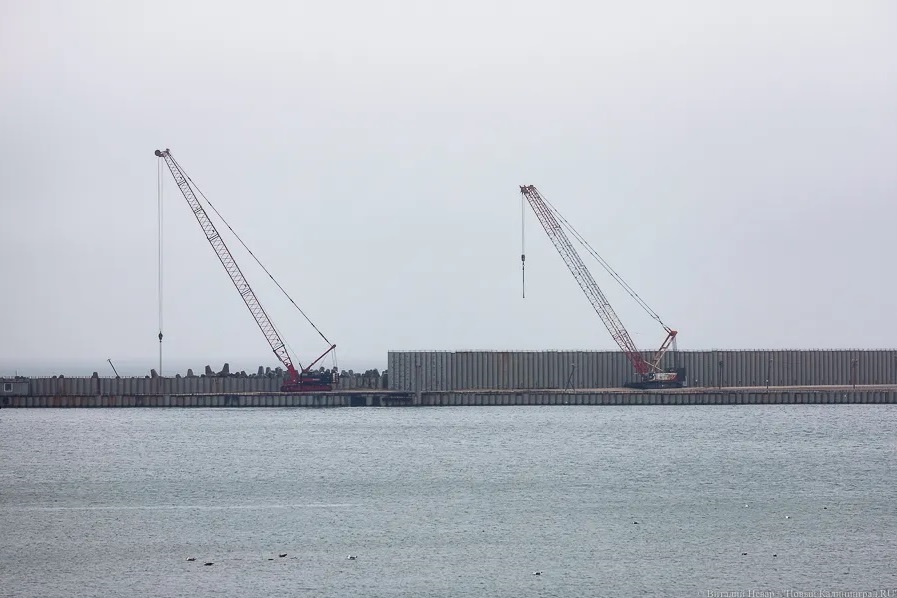 Очередного генподрядчика порта в Пионерском обвинили в неисполнении обязательств