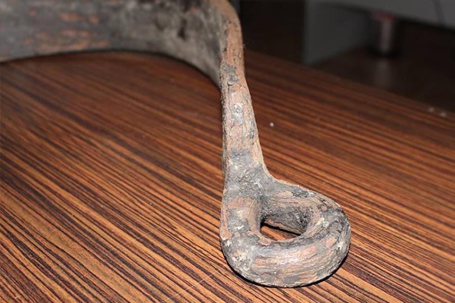 На берегу Куршского залива обнаружены останки старинной лодки
