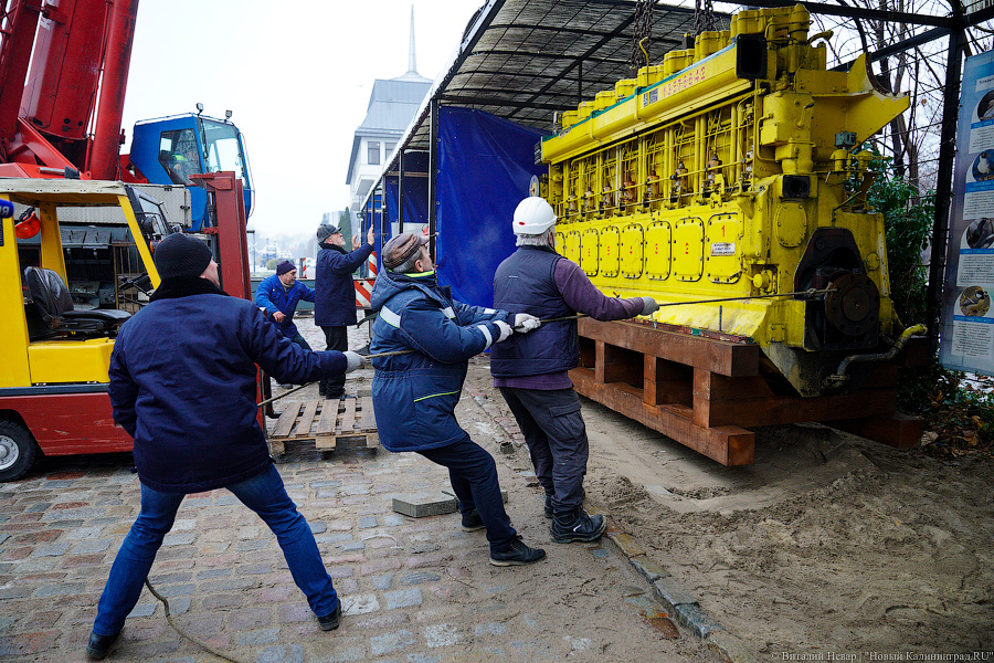 25 экваторов: двигатель «Крузенштерна» стал экспонатом Музея Мирового океана (фото)