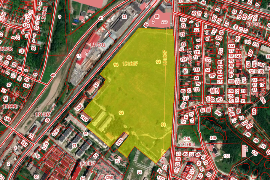 Земельный массив между Арсенальной и Невского хотят разрешить застроить многоэтажками