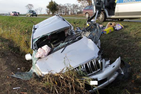 Под Эльблонгом разбился «Ленд Крузер» из Калининграда (фото)
