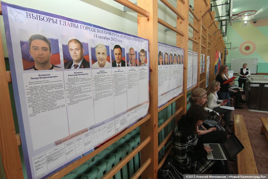 «Без фанатизма»: картинки с выборов главы Калининграда