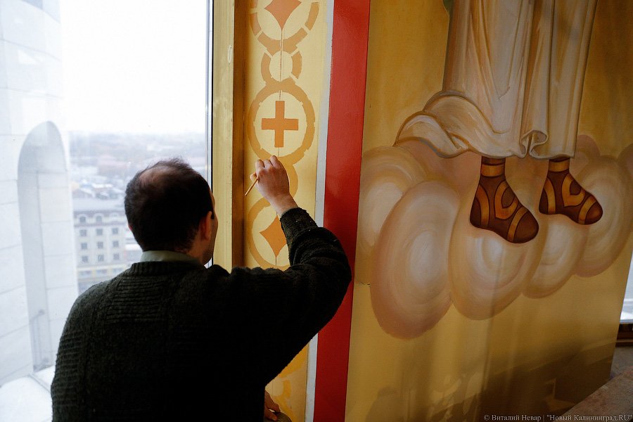 «Есть ощущение стресса и аврала»: иконописец о росписи Кафедрального собора