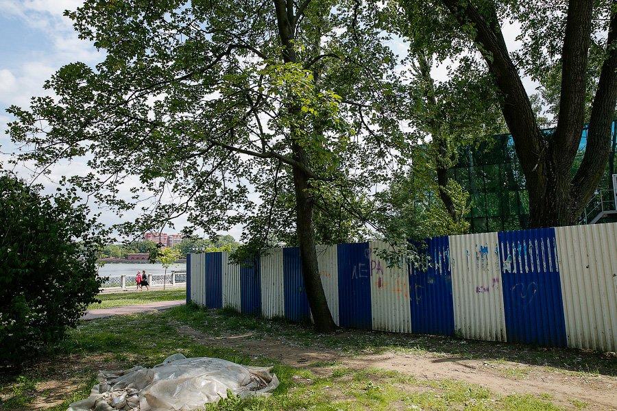 Калининградское чудо: застройщик гостиницы не вырубает, а благоустраивает 2 сквера (фото)