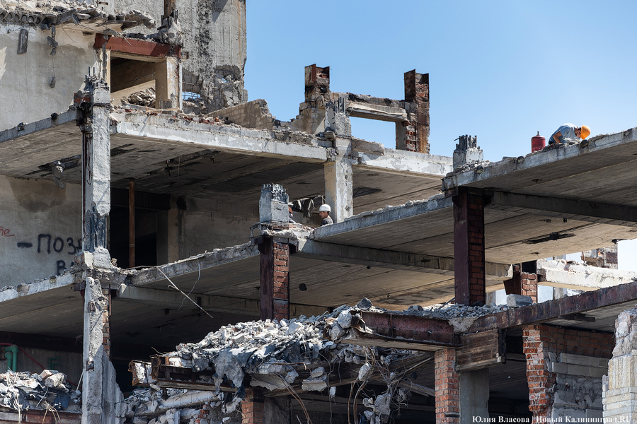 Крайний срок демонтажа Дома Советов сместили на три месяца