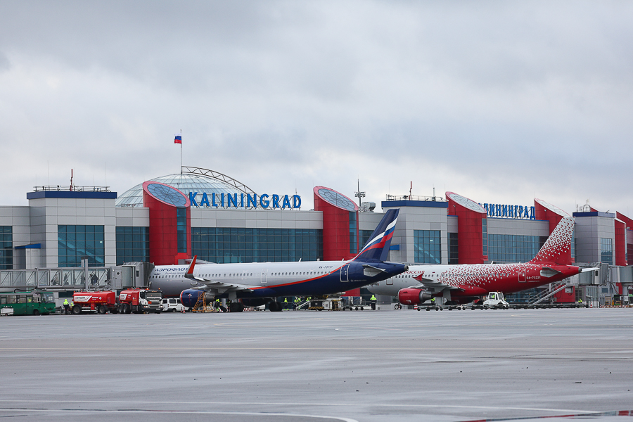 В калининградском аэропорту задерживаются все ближайшие рейсы из-за ситуации в Петербурге