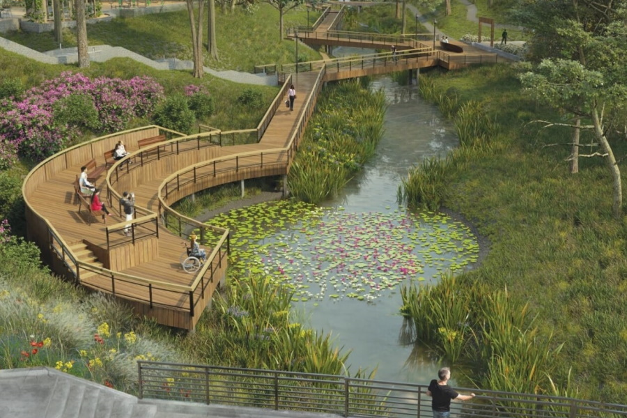 Зоопарк расторгает контракт на реконструкцию участка между пешеходным мостом и улицей Брамса