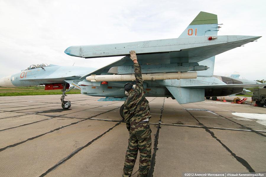 «Учёба в небе»: фоторепортаж с тренировочных полётов Су-27