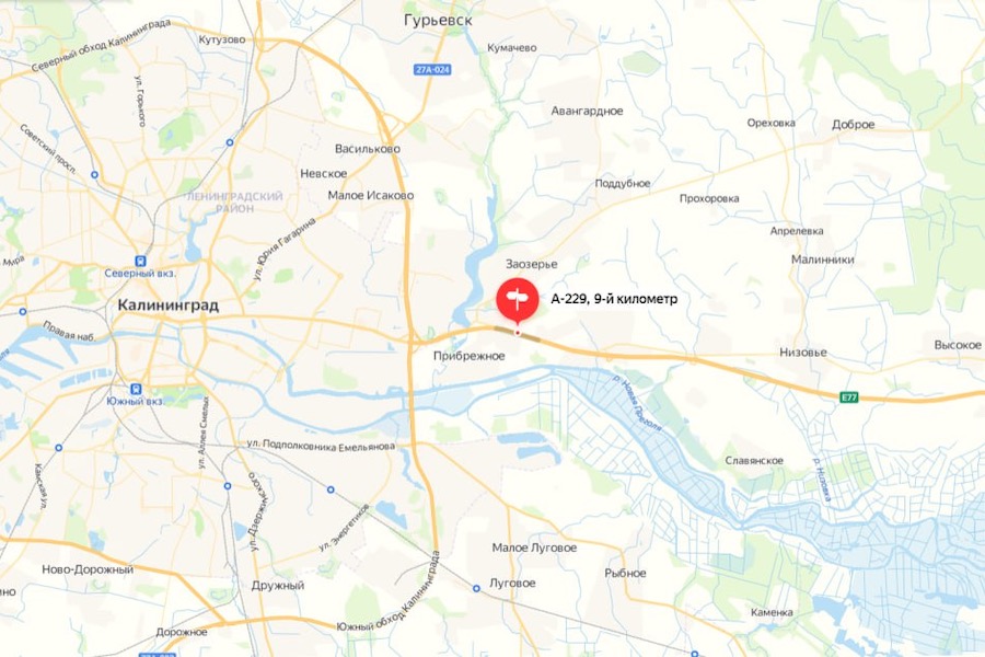 Трассу «Калининград-Черняховск» собираются полностью перекрыть