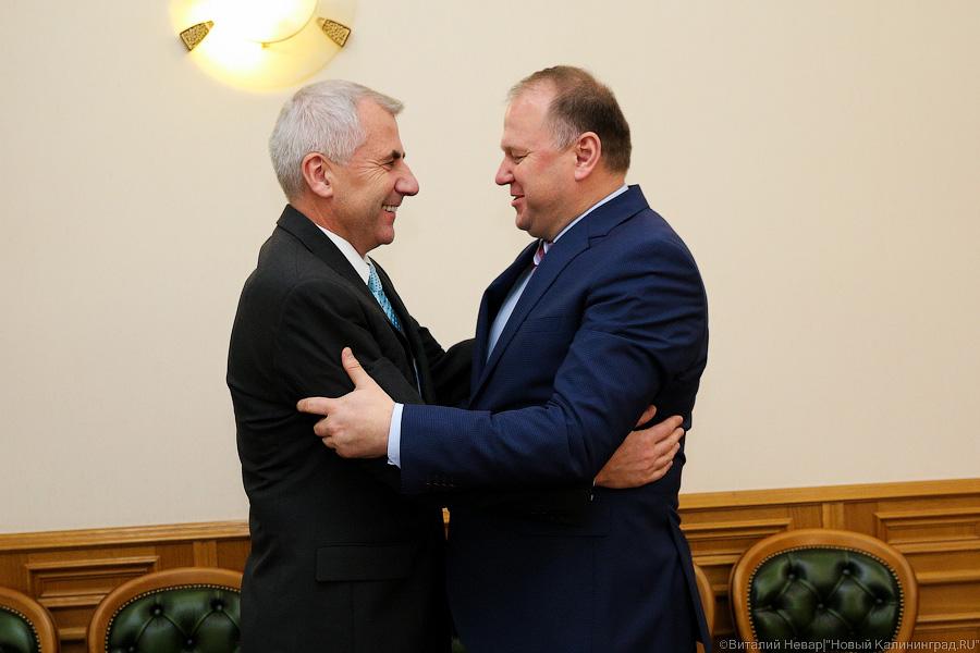 31 октября: губернатор Цуканов и Вигаудас Ушацкас