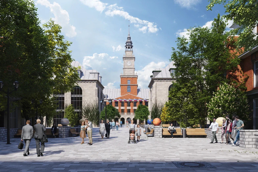 Архитектурный символ: весной в неокампусе  планируют установить часы с подсветкой 