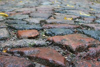 Жители Гусева заподозрили дорожных рабочих в краже камней