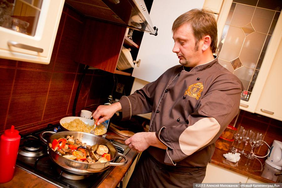 Свиная рулька с удовольствием: повар Евгений Ерошкин на «Открытой кухне» у Олега Скворцова