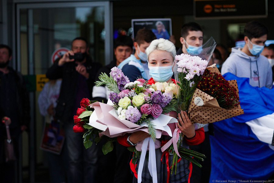Серебряный прыжок: призёр Паралимпиады Александра Ручкина вернулась в Калининград (фото)