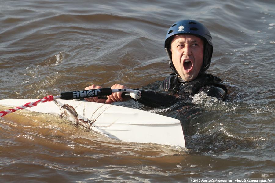 «Конец в воду»: фоторепортаж с закрытия аквабайк-сезона на Преголе