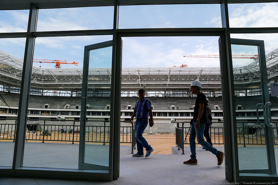 Изгоняющие воду: что увидел вице-премьер Мутко на стадионе к ЧМ-2018