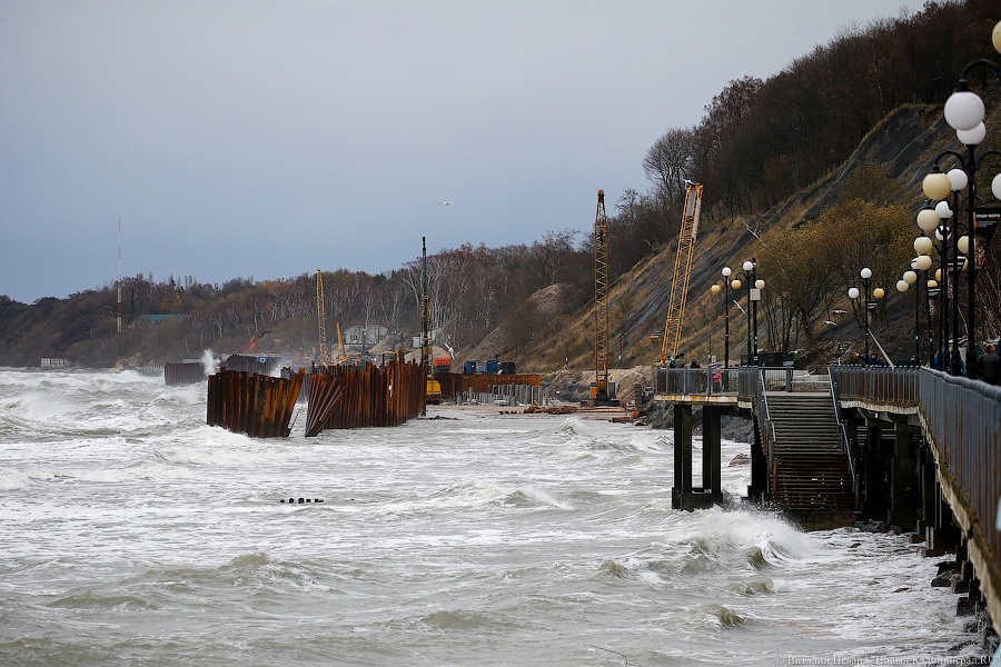 Всё смыло: Светлогорск, Янтарный и Филино после шторма