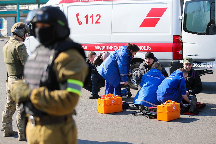 «Утерли нос»: на автовокзале Калининграда прошли антитеррористические учения