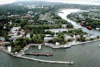 В гавани Балтийска обнаружена бомба весом в четверть тонны