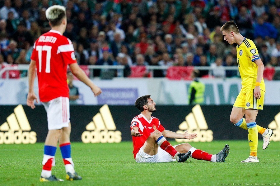 Сборная России дожала Казахстан в Калининграде. Почти вышли на Евро-2020 (фото)