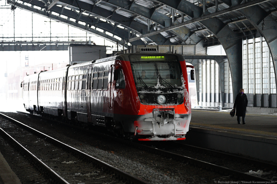 В Калининградской области в январе пассажиропоток в пригородных поездах вырос на 22%