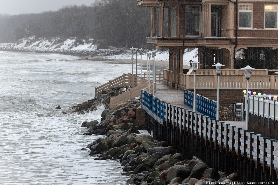 Штормовая вселенная: как циклон «Золтан» накрыл Зеленоградск (фото)