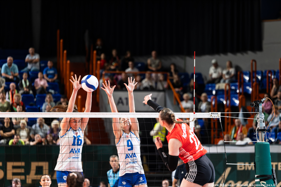 Первая победа в сезоне: в Калининграде «Локомотив» переиграл волейболисток из «Динамо-Краснодар» (фото)