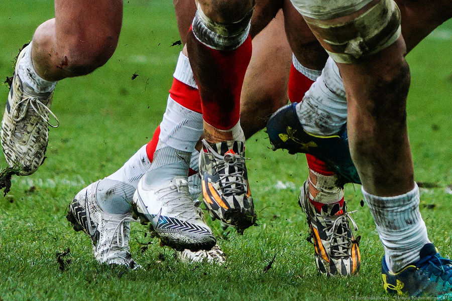 На стадионе «Калининград» снова сыграли в регби. Вот как Россия проиграла Грузии