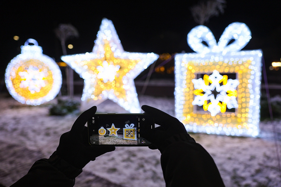 И вновь красота: как Зеленоградск украсили к Новому году (фото)