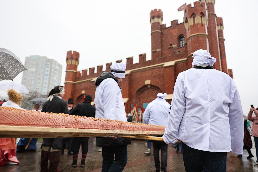 «Причинить» праздник: как у Королевских ворот прошел бывший День длинной колбасы (фото)