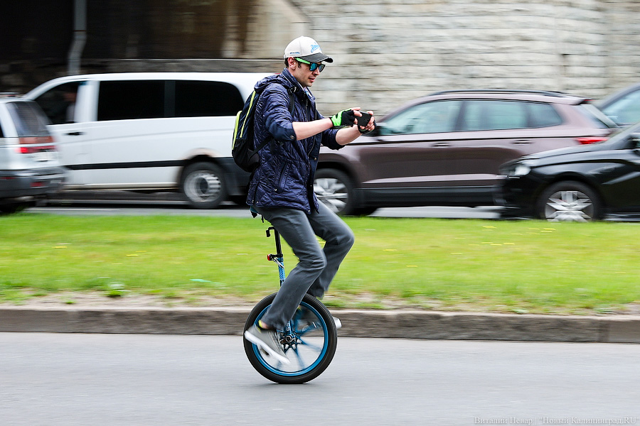 Лыжи, велики, унициклы: как прошёл велопарад в Калининграде (фото)