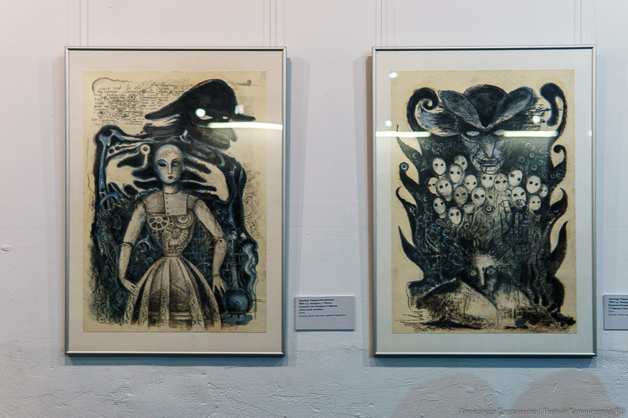 Графика, янтарь и арт: в Музее искусств открылась выставка «Магнетизм Гофмана» (фото)
