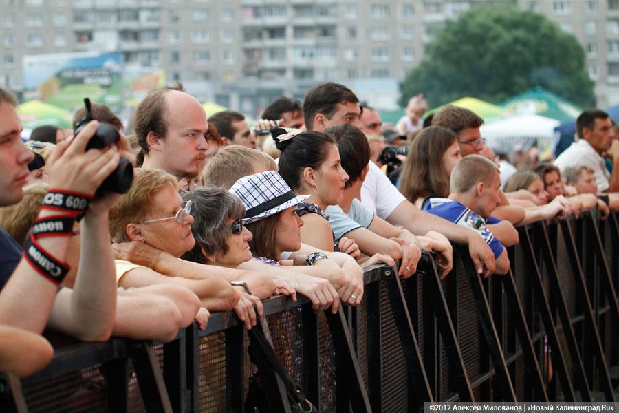 «Дважды дождливый»: фоторепортаж с гала-концерта к 757-летию Калининграда