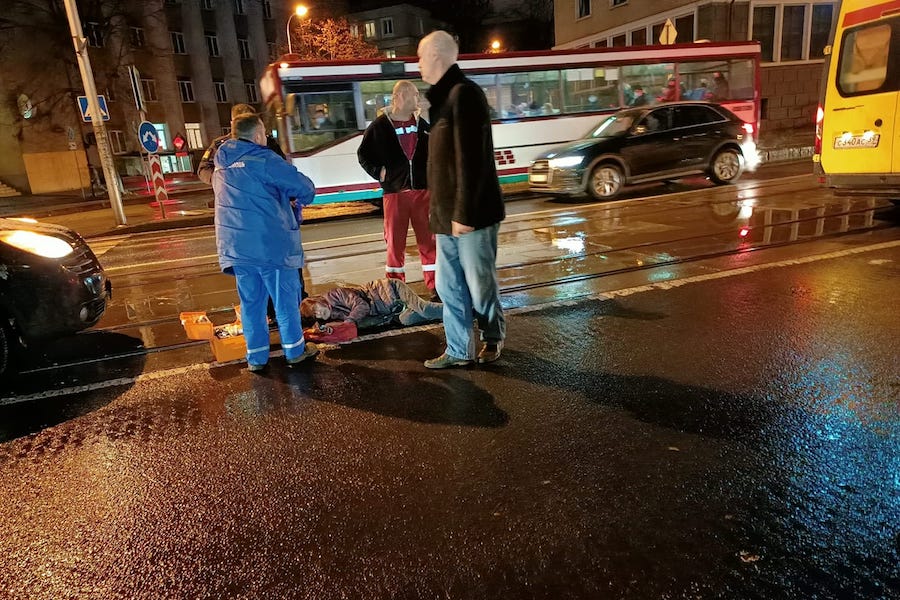 На Советском проспекте утром сбили пожилую женщину (фото)