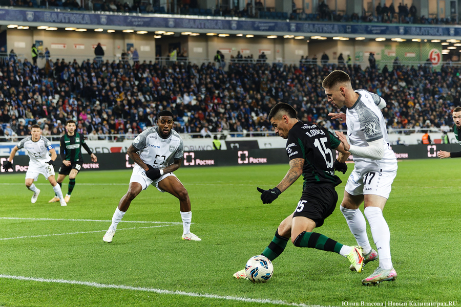Ничья почти равна победе: как «Балтика» пободалась с «Краснодаром» (фото)