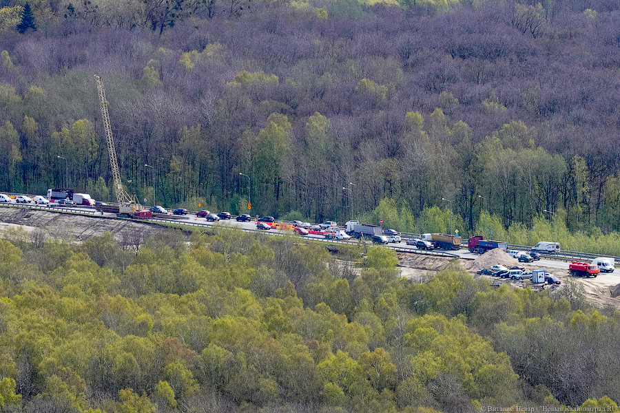 Пробки с воздуха: как прошла генеральная репетиция парада в Калининграде (фото)