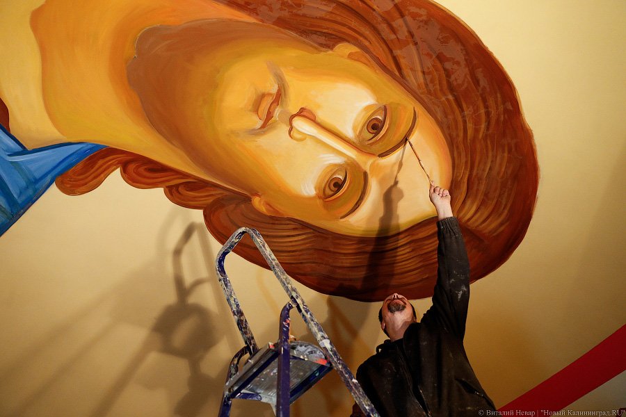 «Есть ощущение стресса и аврала»: иконописец о росписи Кафедрального собора