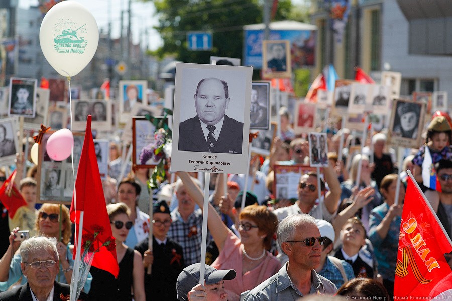 Ради мира на земле: шествие «Бессмертного полка» в Калининграде (фото)